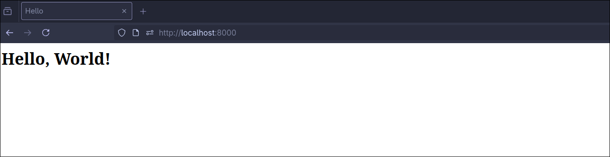 html response